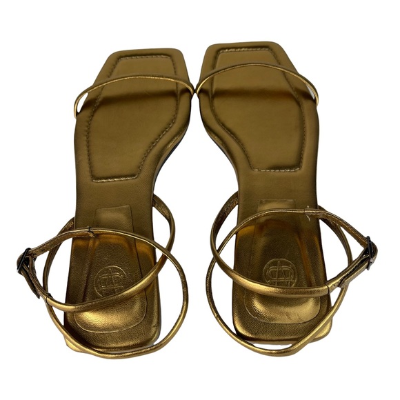 Massimo Dutti Gold Sandals - Picture 9 of 13